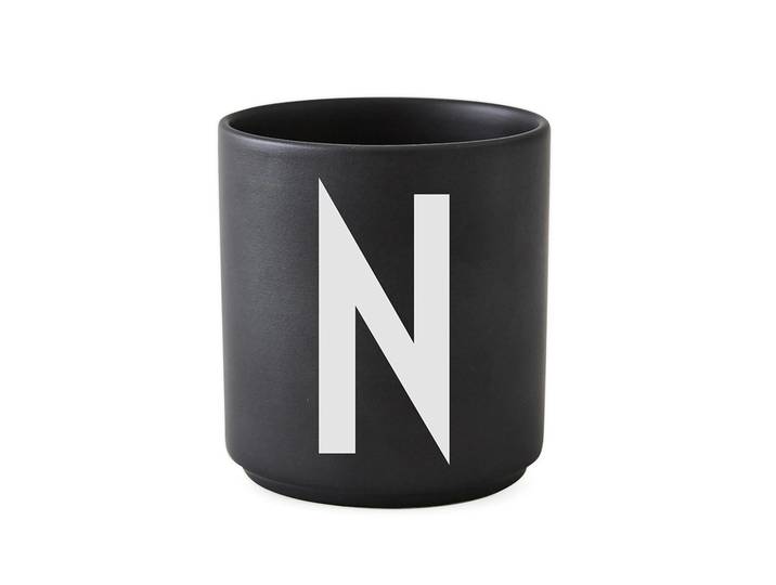 Design Letters Mug Design Letters noir N