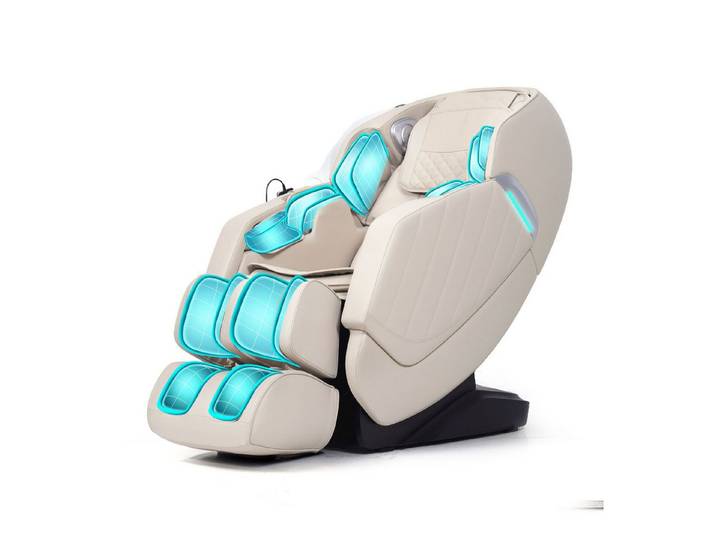 HealthRelife Massagesessel mit Zero-Gravity, 3D Shiatsu, Körperscan, SL-Schiene, beheizbarer (1-St), mit Relaxfunktion