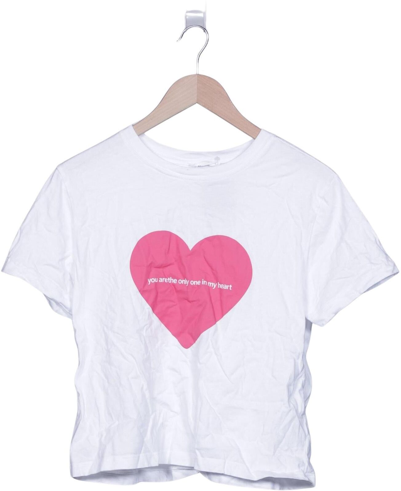 Reserved Damen T-Shirt, Mehrfarbig, Gr. S, Baumwolle - Second Hand