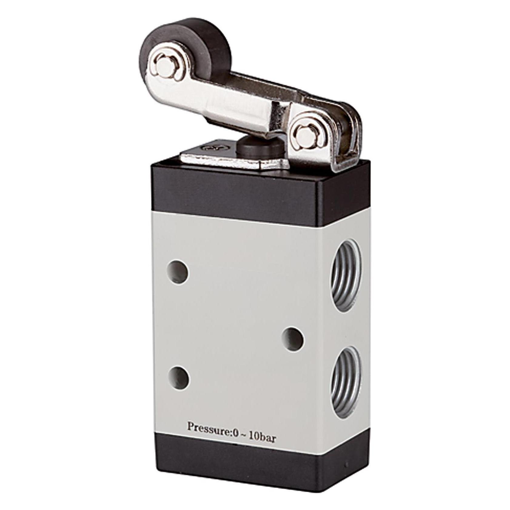 Riegler 3/2-Wegeventil mechanisch betätigt M3 Rollenhebel NC G 1/4 (511.2001)