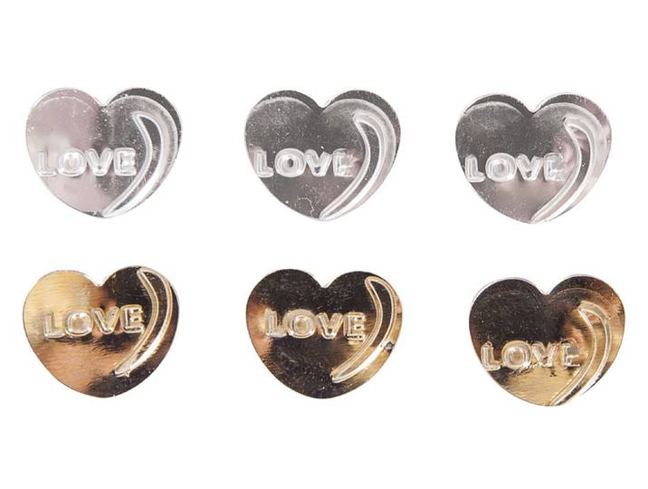 Rayher Paillettenstreuteile Herz Love 1.9 cm 15 g