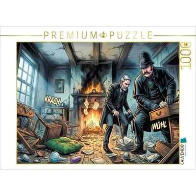 CALVENDO Puzzle Hydes Versteck wird durchsucht | 1000 Teile Lege-Größe 64 × 48 cm Foto-Puzzle für glückliche Stunden