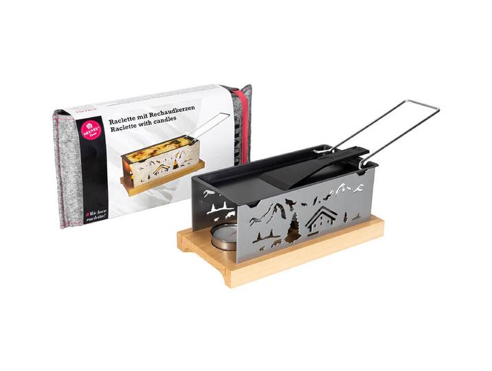Nouvel Bergdorf Raclette mit Rechaudkerzen
