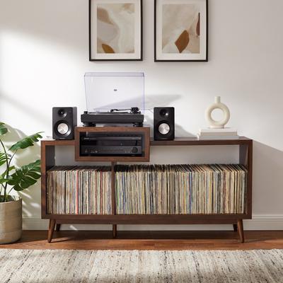 Crosley Furniture Crosley Nashville Large Record Player Stand With Vinyl Storage