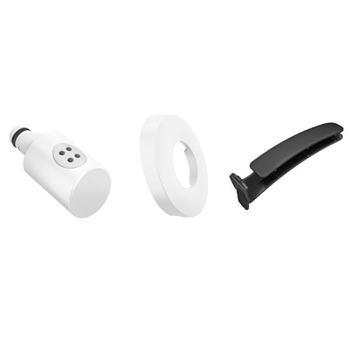 LAUFEN Cleanet riva Duschkopf H8916920000001 mit Blendenring und Servicehebel, für Dusch-WC
