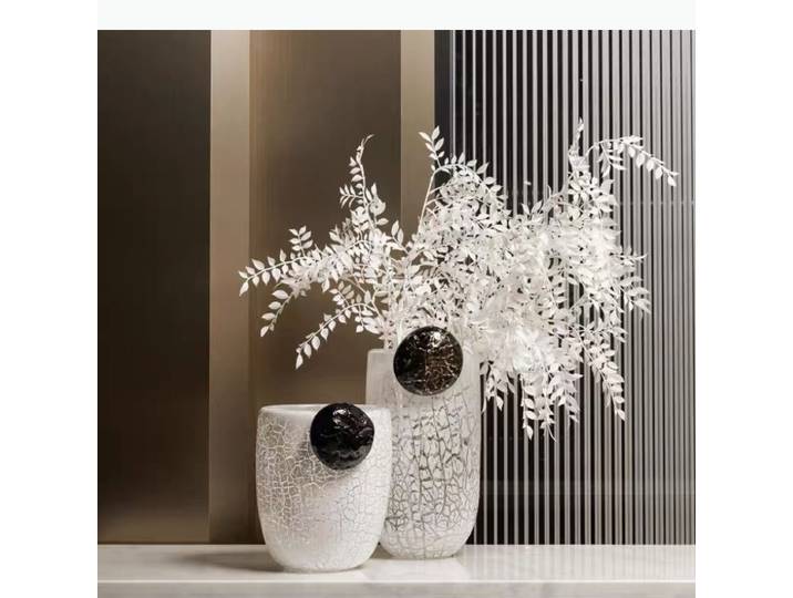 Vase en verre craquelé, ustensiles de fleurs de bureau, Arrangement de fleurs, Vases décoratifs, Vase hydroponique, ornement, Vases de fleurs séchées