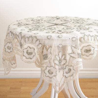 Saro Lifestyle Hand Beaded Design Topper