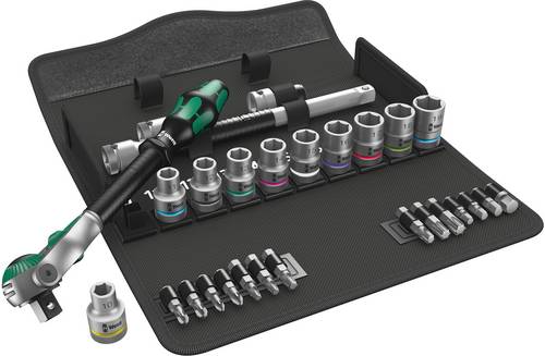 Wera 8100 SC 6 Zyklop Speed Steckschlüsselsatz metrisch 1/2" (12.5 mm) 28teilig 05004076001