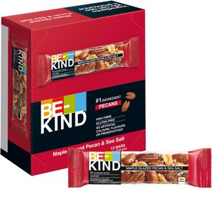 BE-KIND Müsliriegel Maple Glazed Pecan & Seasalt, glutenfrei, je 40 g, 12 Riegel