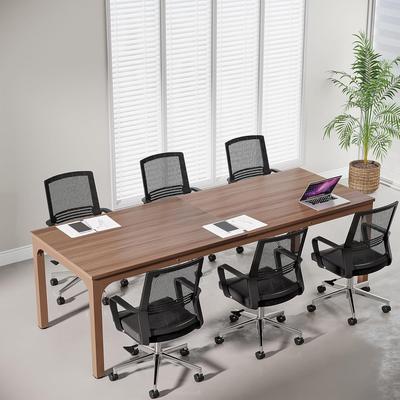 OEM "78.74"" Large Rectangle Conference Table, Office Meeting/Seminar/Business Table Desk for Office Boardroom & Meeting Room"