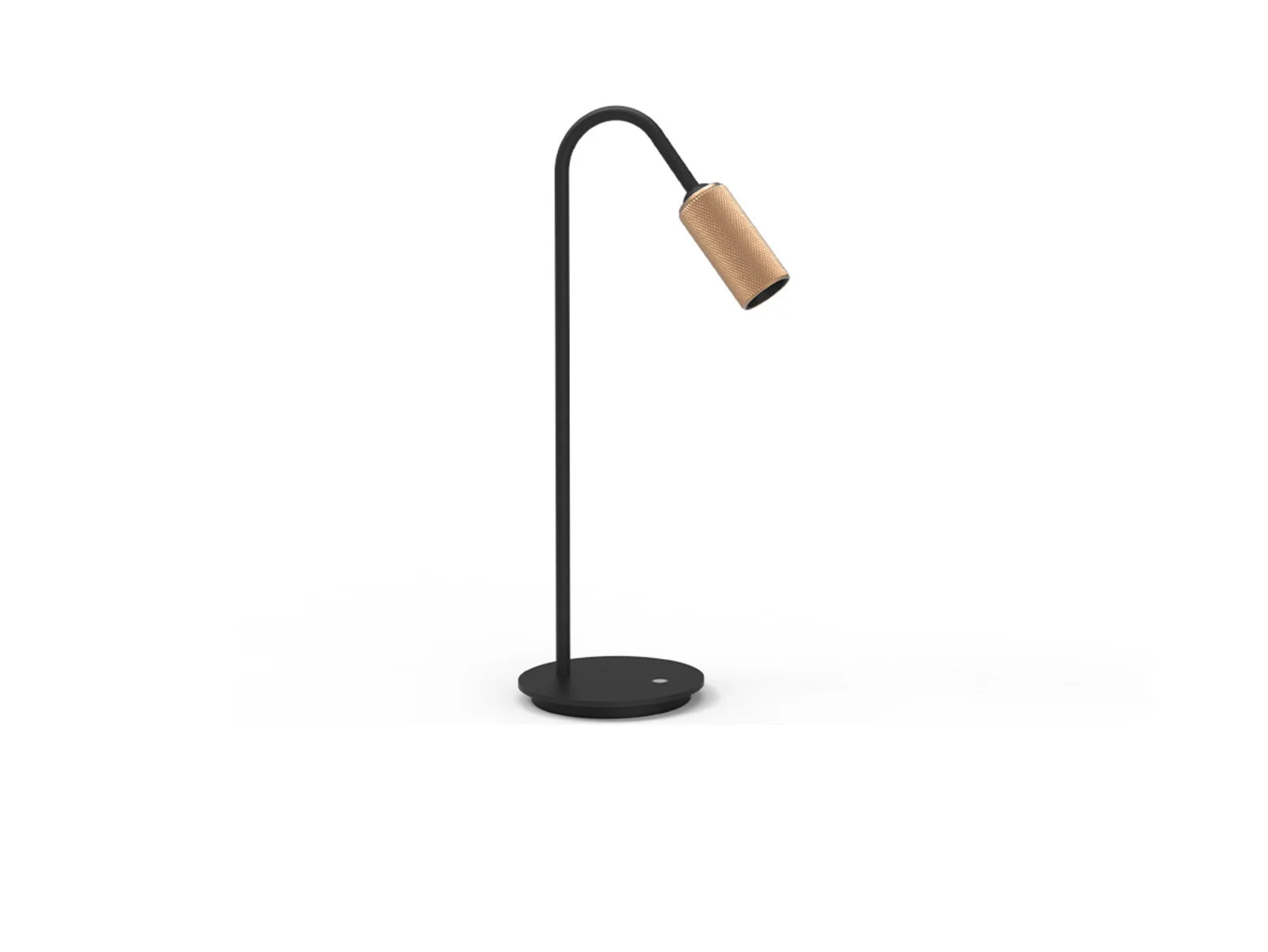 Antidark Decor T1 LED Tafellamp - Zwart/Messing