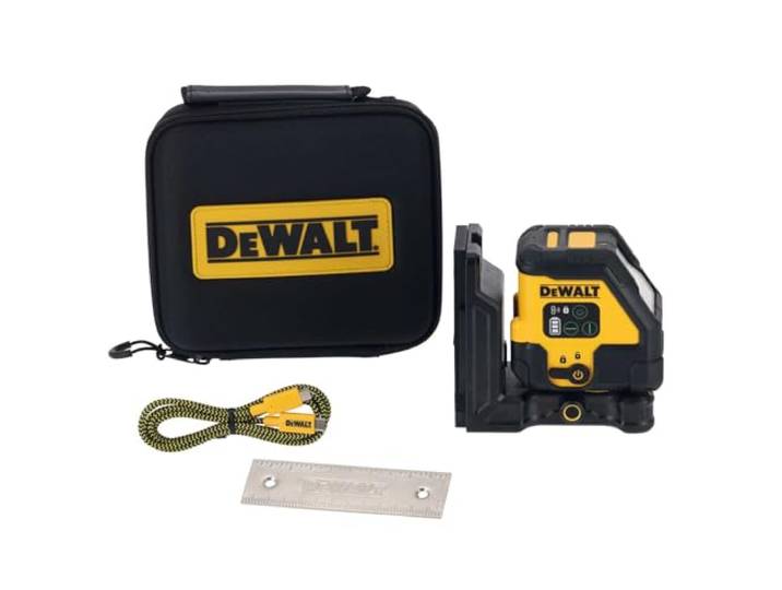 DeWALT Niveau Laser à Ligne Verte avec Batterie Intégrée et Auto-Nivellement\, DCLE14201GB-XJ