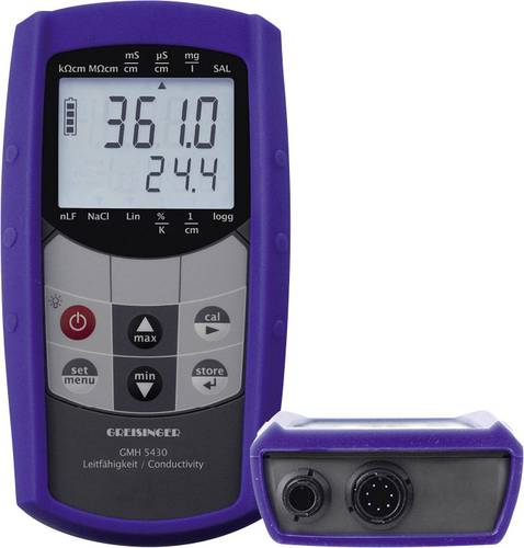 Greisinger GMH 5430 Kombi-Messgerät Leitfähigkeit, Salinität, Gelöste Teilchen (TDS), Temperatur