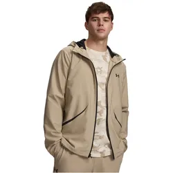 UNDER ARMOUR Unstoppable Woven Trainingsjacke Herren 299 - city khaki/black 3XL
