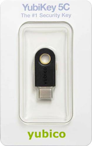 Yubico USB Passwort Manager Stick YubiKey 5C Schwarz/Gold 5060408461488