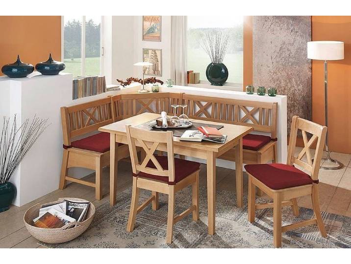 Eckbankgruppe Bodensee in Buche massiv – 3%-Vorkasse-Rabatt