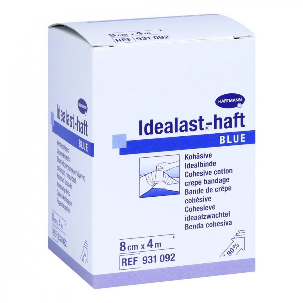 PAUL HARTMANN AG Idealast-haft color Binde 8 cmx4 m blau 10109399