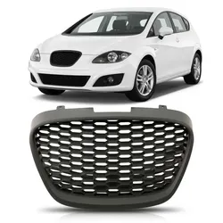 Kühlergrill ohne Emblem Schwarz matt passend für SEAT Leon 1P Altea 5P 2009-2012