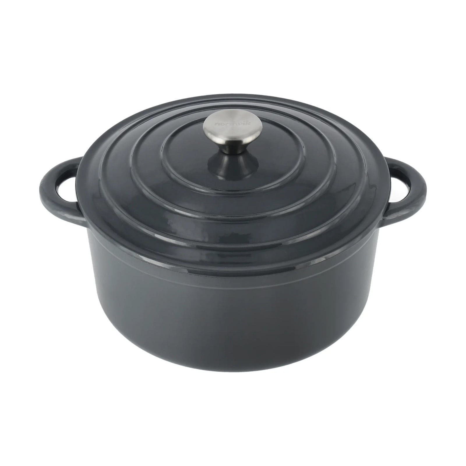 Nordwik gietijzeren pan, 5 l, Grijs