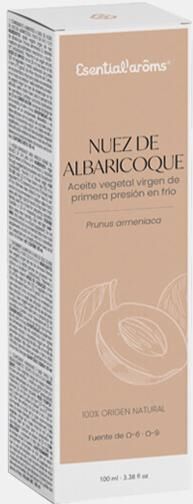 ESSENTIAL AROMS OLEO VEGETAL VIRGEM NOZ DE DAMASCO 100ml