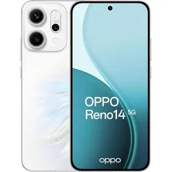 OPPO Reno14 (512 GB, Luminous Green, 6.59", Dual SIM, 5G), Smartphone, Grün