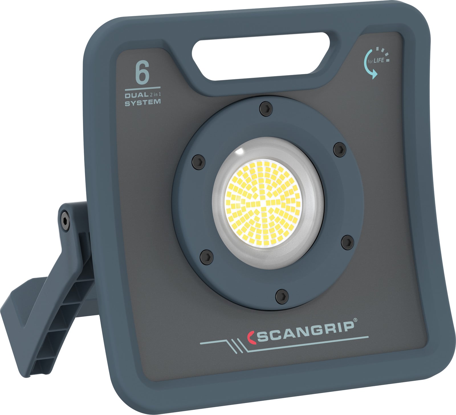 Scangrip NOVA 6K C+R Fore Life werklamp met dual systeem, 600-6000 lumen