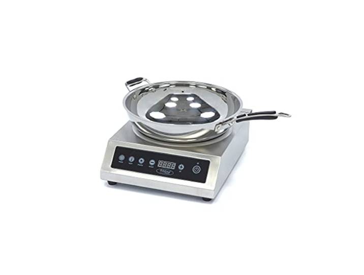 Catering-Induktions-Wok/Wok-Brenner Professional 3500 W – Induktionskochfeld – Wok und Pfannengerichte – Induktionsplatte – Kochfeld
