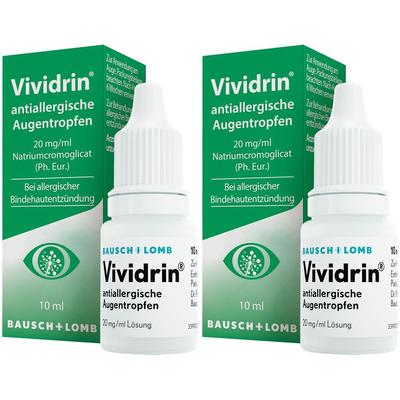 Vividrin Antiallerg Augent Doppelpack 2x10 ml Lösung
