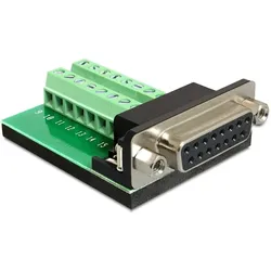 Delock Terminalblock > D-Sub 15 Pin Gameport Buchse
