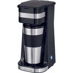 CLATRONIC KA 3733 Kaffeemaschine schwarz/Edelstahl
