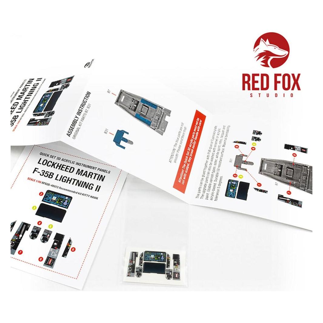 Red Fox 1/48 F-35B Lightning II (for Kitty Hawk kit) (RFSQS-48072)