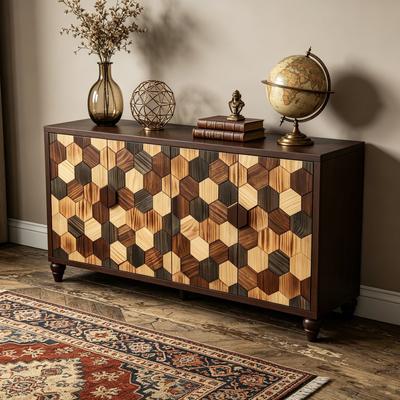 Ostweer Sideboard Storage Cabinet Decorative Cabinet with Shelves, Accent Cabinet File Cabinet Hallway Cabinet