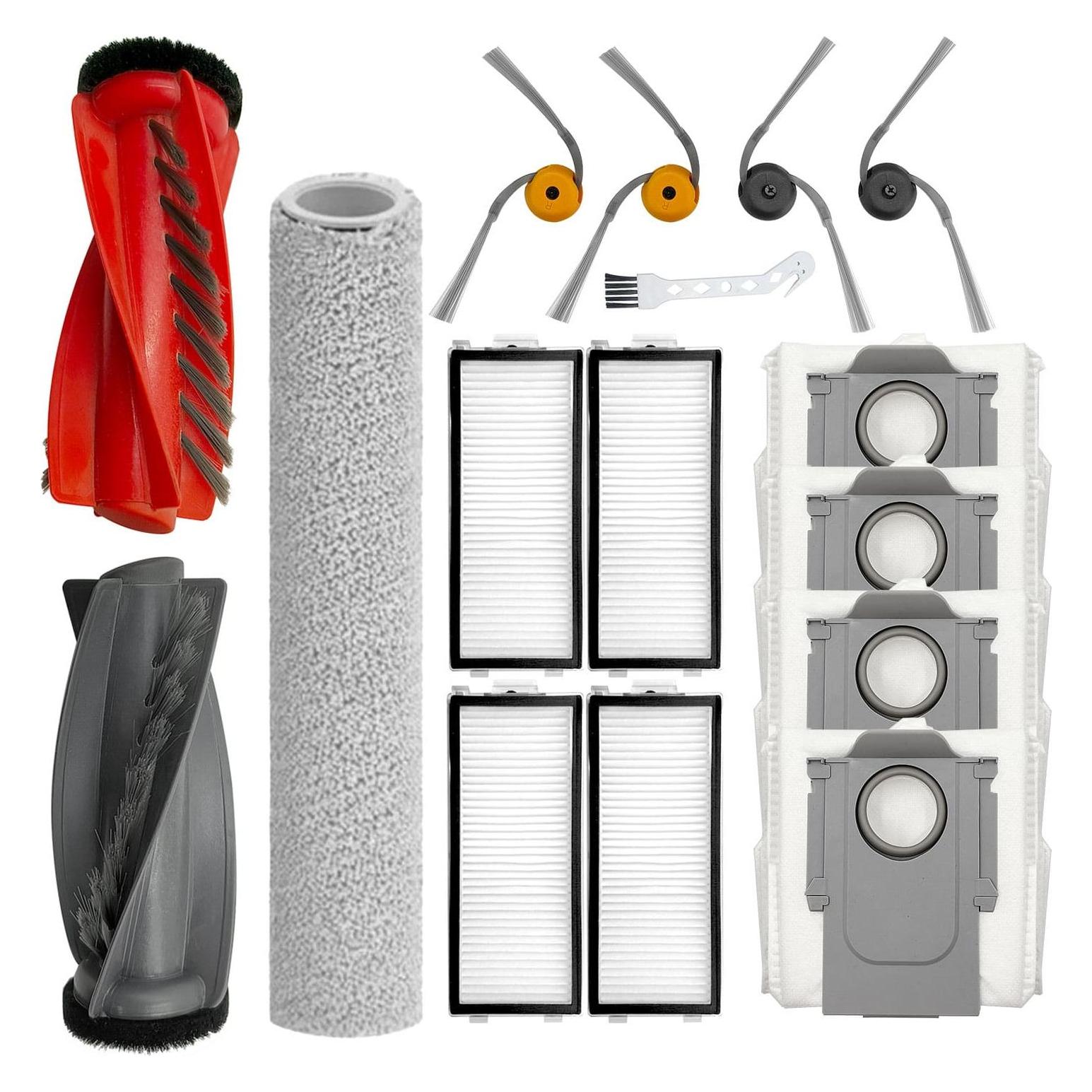 Roboparts Zubehör-Set für Roborock Qrevo Curv 2 FlowX/Qrevo Curv 2 Flow (66944207)