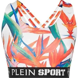 PLEIN SPORT Sport-BH, Größe XL in Weiß 0121