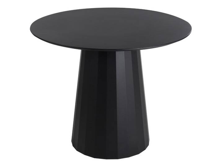 ESSTISCH Schwarz 100/100 cm Metall Plato
