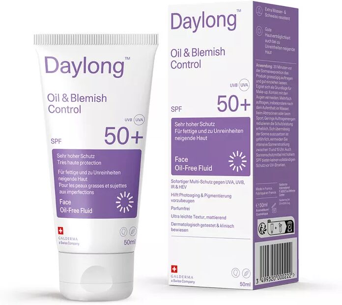 Daylong - Oil & Blemish Control Face Oil-Free Fluid SPF 50+, 50 ml