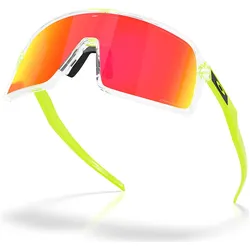 Oakley, Unisex, Sportbrille, Sutro (Klar, prizm ruby), Rot, Transparent