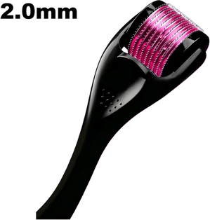 Inspire Curations 540 Titanium Derma Roller 0.25mm Microneedling Roller For Face Scalp And Beard Care 2.0mm