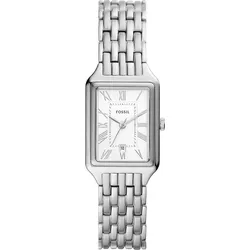 Fossil Quarz / 3 Zeiger Datum Raquel ES5221 - weiß,silberfarben - 23mm
