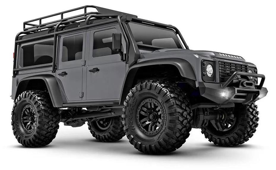 Traxxas TRX-4M Land Rover Defender schaal 1:18 zilverkleurig