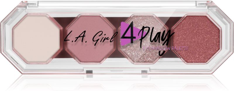 L.A. Girl Cosmetics 4 Play eyeshadow palette shade Feel Good 3.2 g