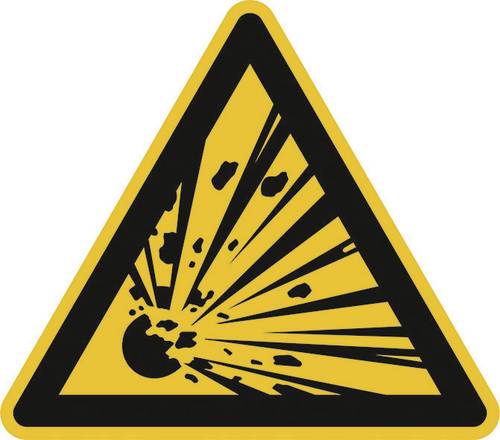 Warnschild Explosionsfähige Atmosphäre Aluminium 200mm 1St.