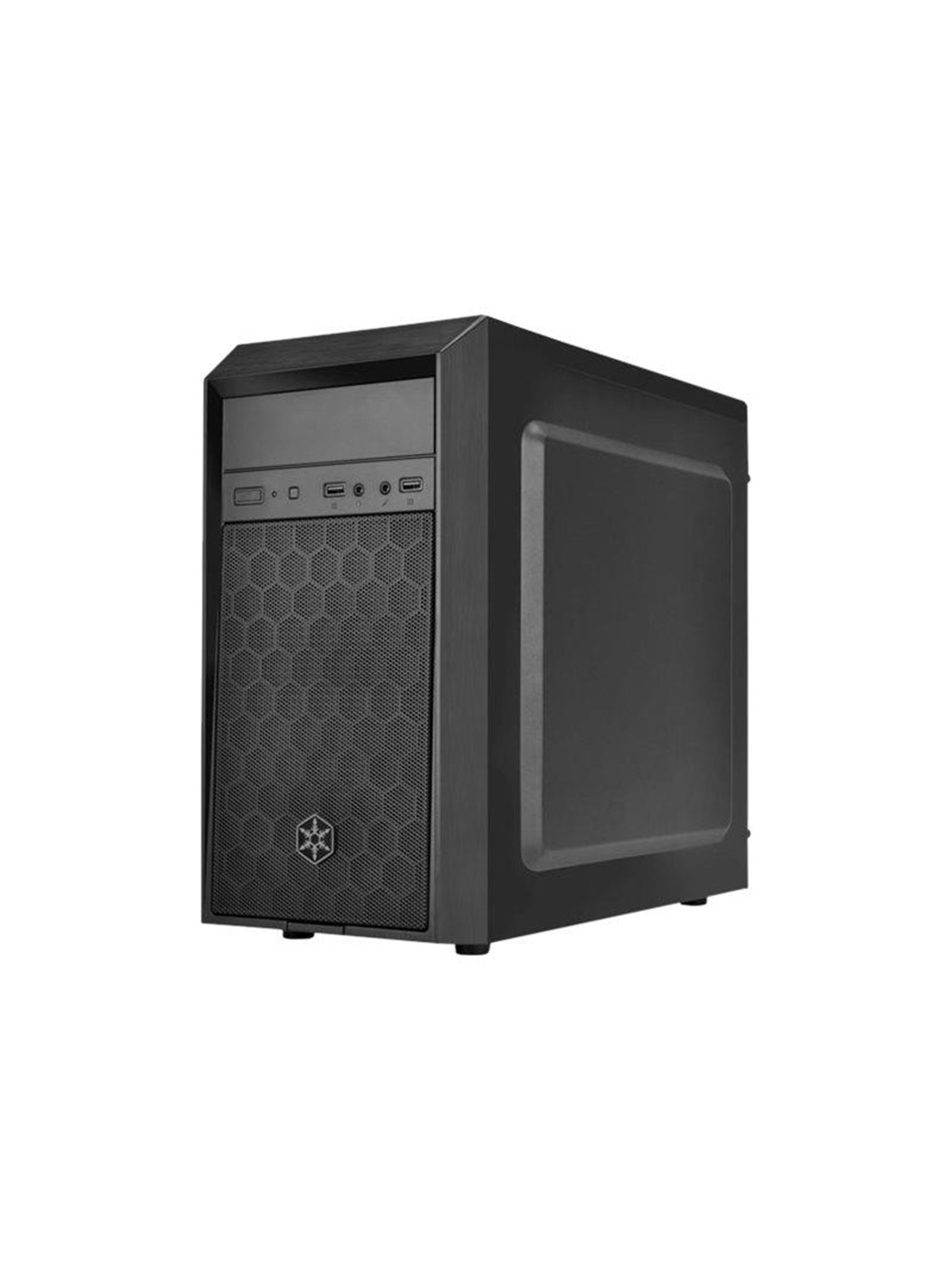 SilverStone Precision PS16 - Gehäuse - Miditower - Schwarz