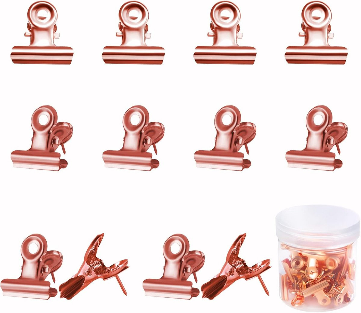 30 Metalen klemmetjes met speld voor prikbord - Decoratieve kantoor- en schoolaccessoires