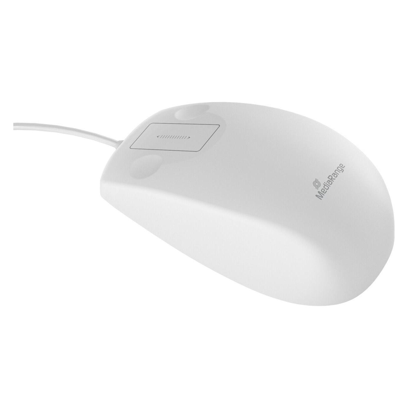 MediaRange MROS266 Maus kabelgebunden weiss (Kabelgebunden) (MROS266)