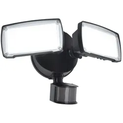 LED Außenwandleuchte Schwarz Bewegungsmelder Hauseingangsbeleuchtung B 26,6 cm