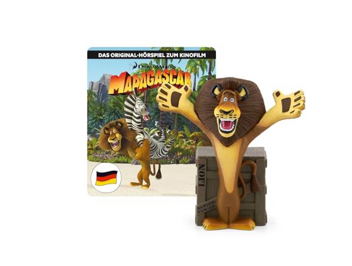 tonies Hörfiguren für Toniebox, Madagascar 1, Original Hörspiel zum Film, für Kinder ab 4 Jahren, Spielzeit ca. 55 Minuten