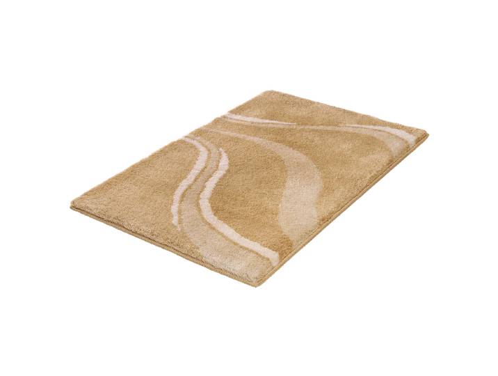 Tapis de bain Vento 60 x 90cm Beige/Beige