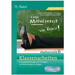 Klassenarbeiten Mathematik 6, Schulbücher von M. Grünzig, S. Ruhm, A. Barth, H. Seifert