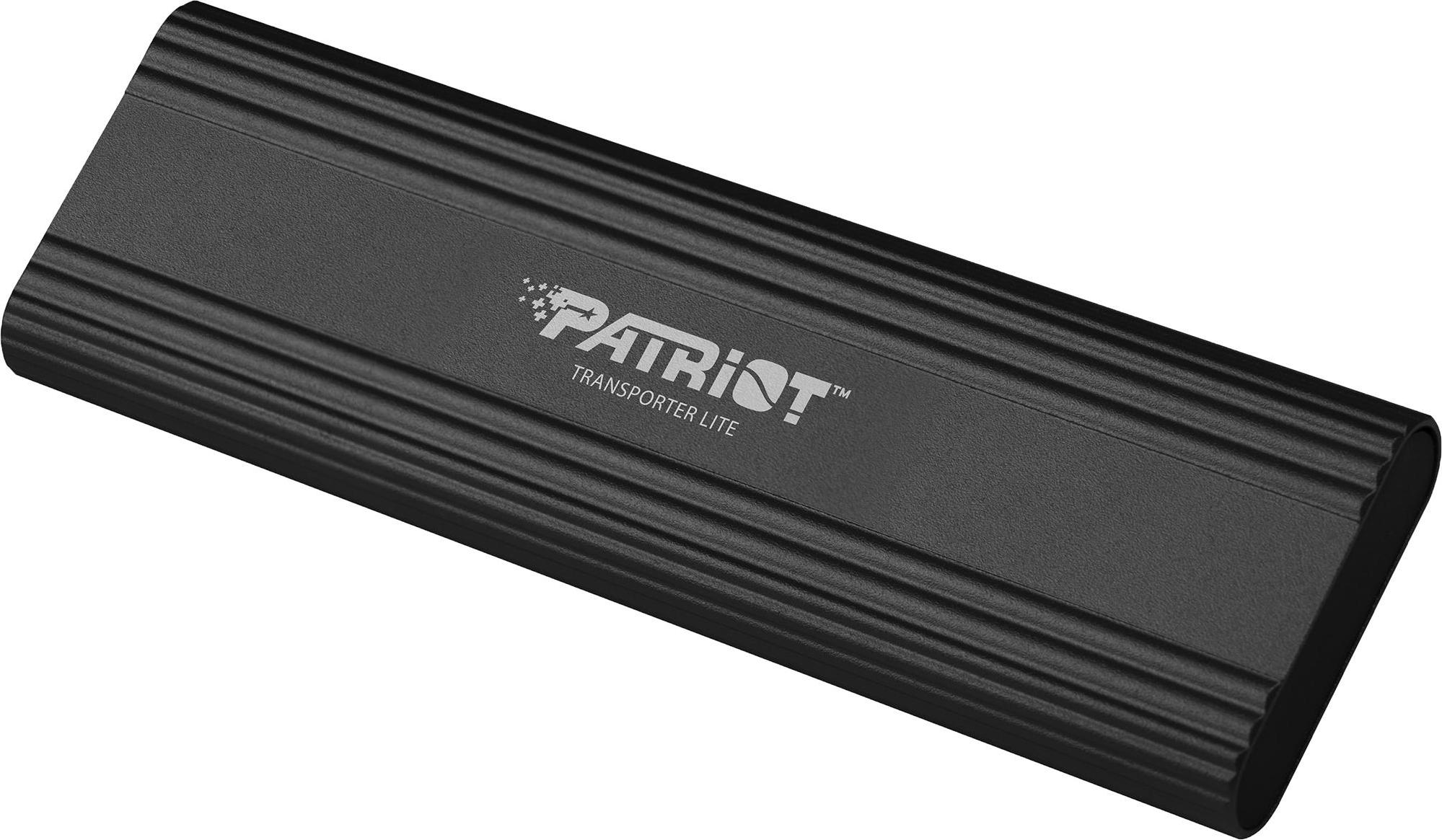 Patriot Memory Transporter Lite, 4 TB, USB Typ-C, 3.2 Gen 2 (3.1 Gen 2), 1000 MB/s, Schwarz